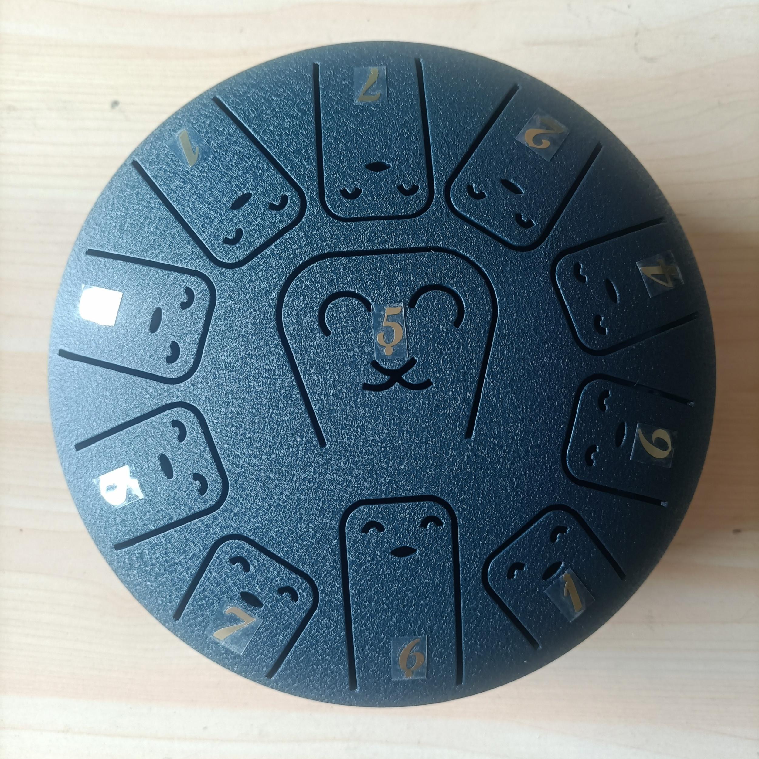 15 75 Cm 11 Tone Steel Tongue Drum Percussion Instrument