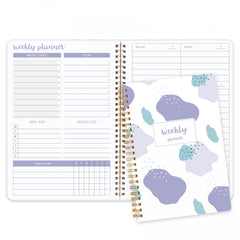Undated Daily Weekly Planner Notebook With Habit Tracker To Do List And Goals
