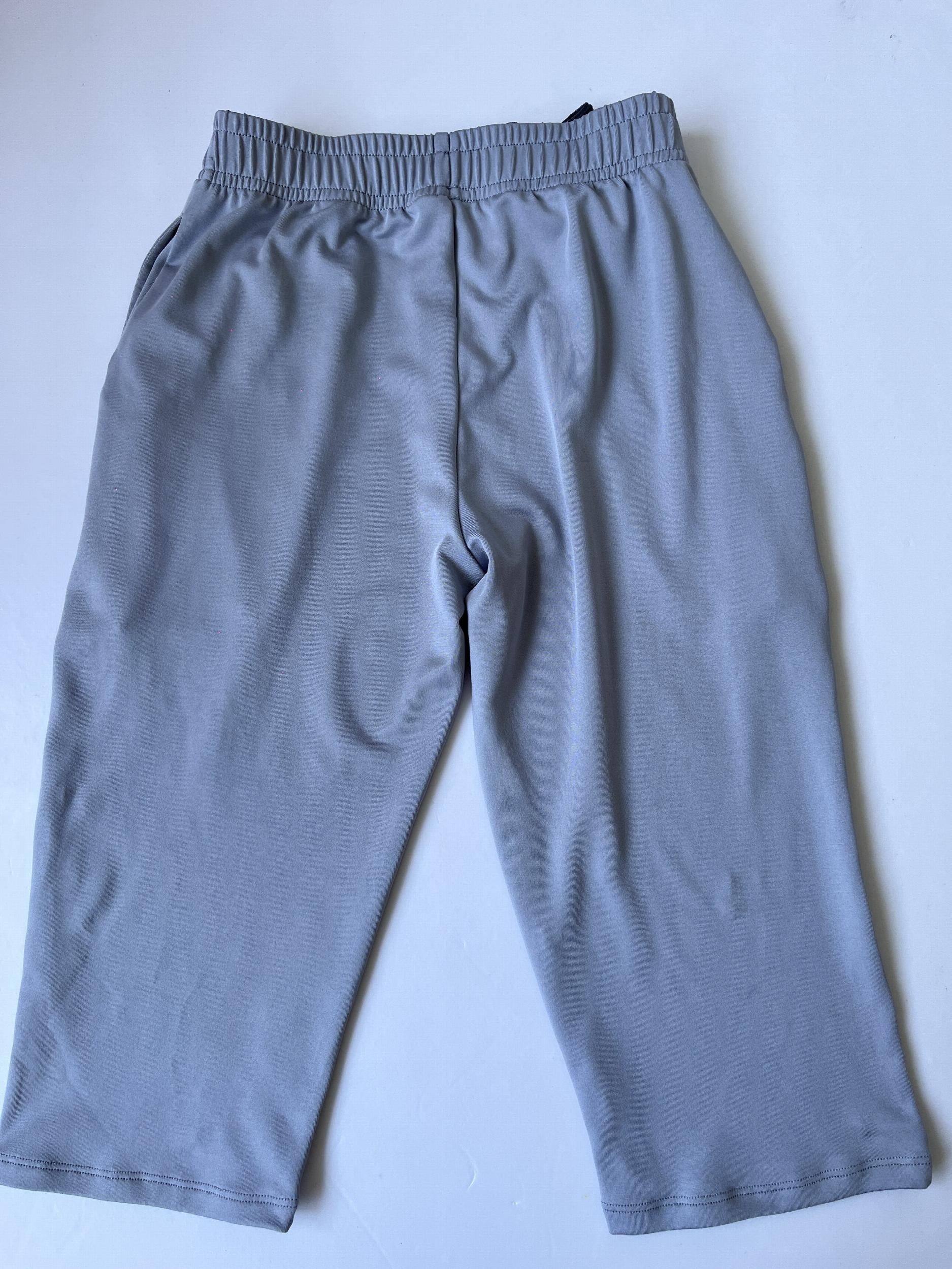 Grey Sports Cropped Pants Boys Size Kids Thin Summer