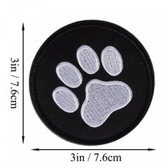 J CARP Service Dog Patches Tactical Pet In Training Embroidered Patch