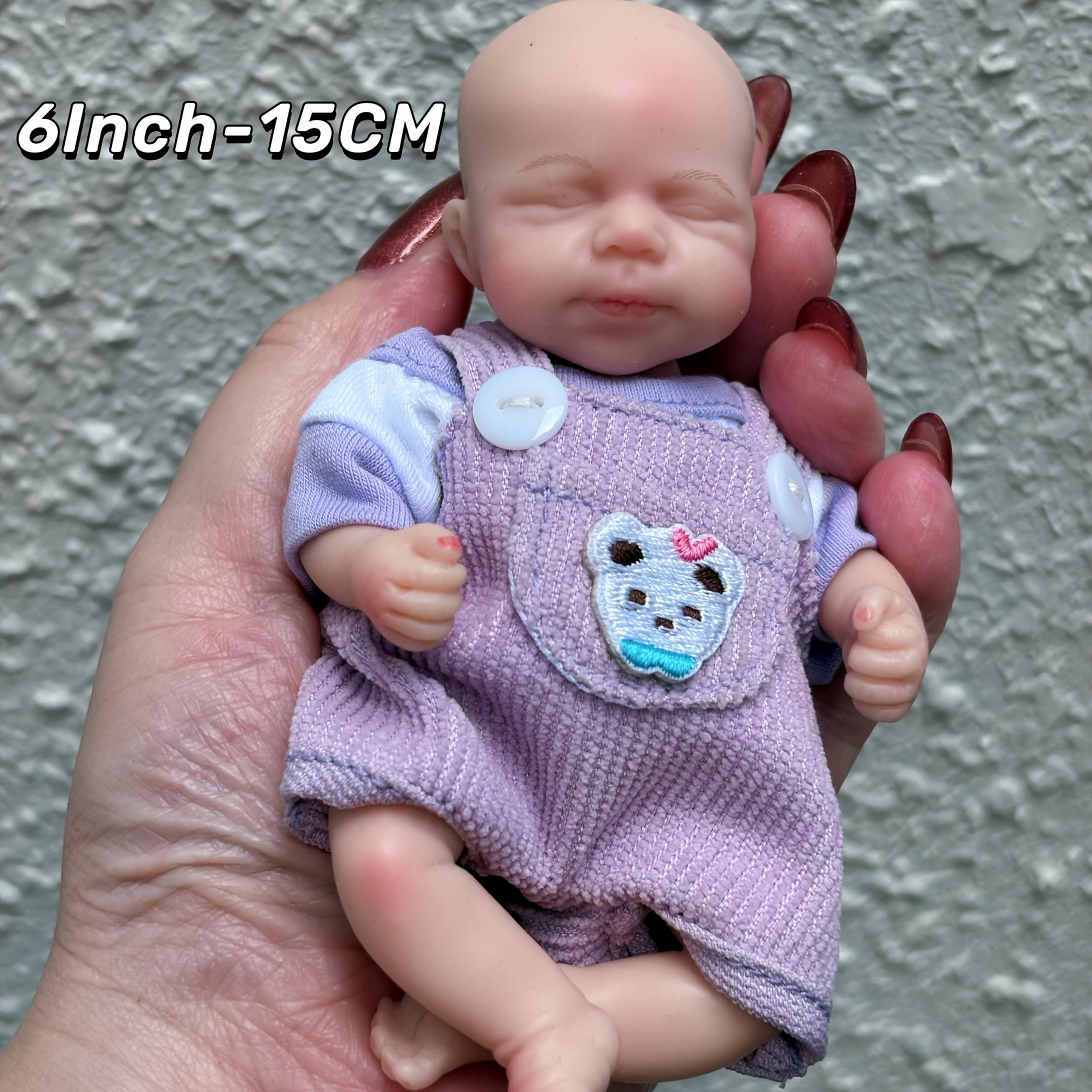 6" Mini Palm Reborn Doll Girl Pascale Soft Silicone Bebe Reborn Doll