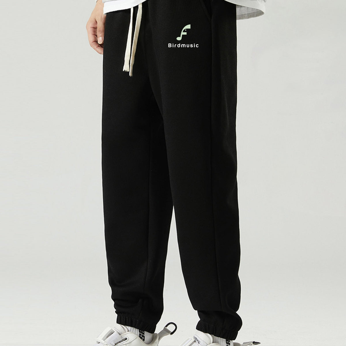 Men's Birdmusic Graphic Pants With Drawstring