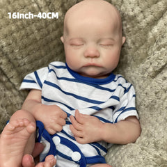 16Inch Open Mouth Levi Boy Reborn Silicone Dolls Soft Full Body