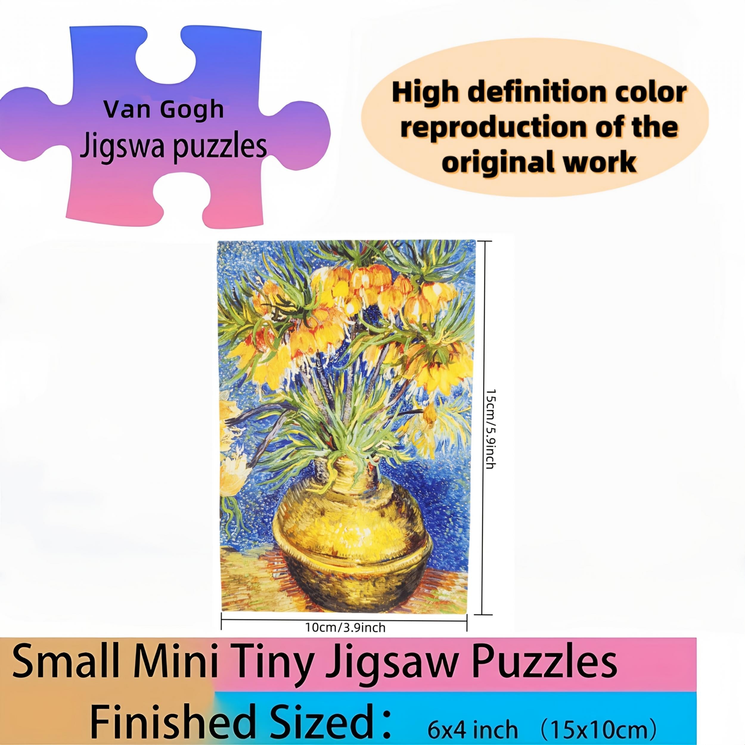 150pcs Test Tube Puzzle Fritillaries by Van Gogh 15x10cm Artistic Puzzle