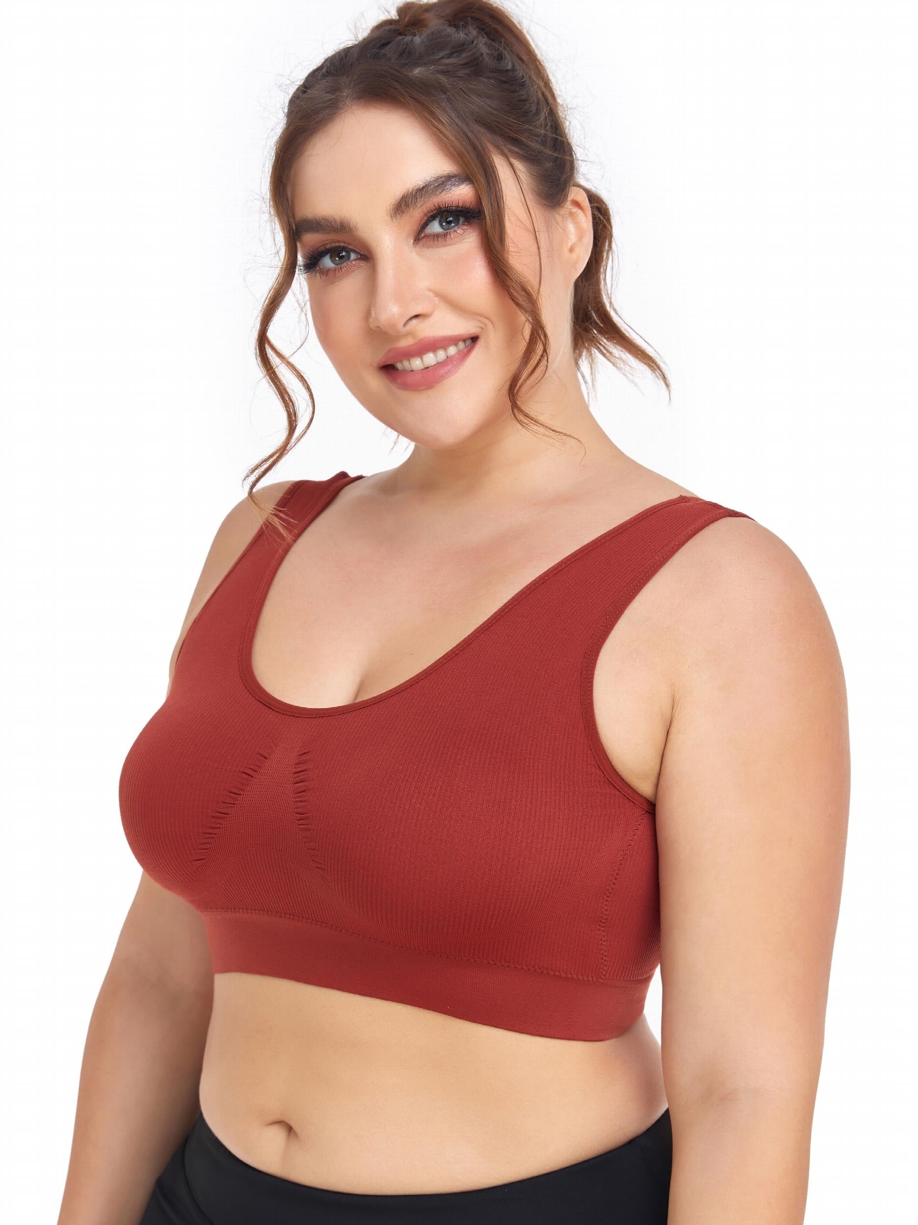  Seamless Full Coverage Sports Bra