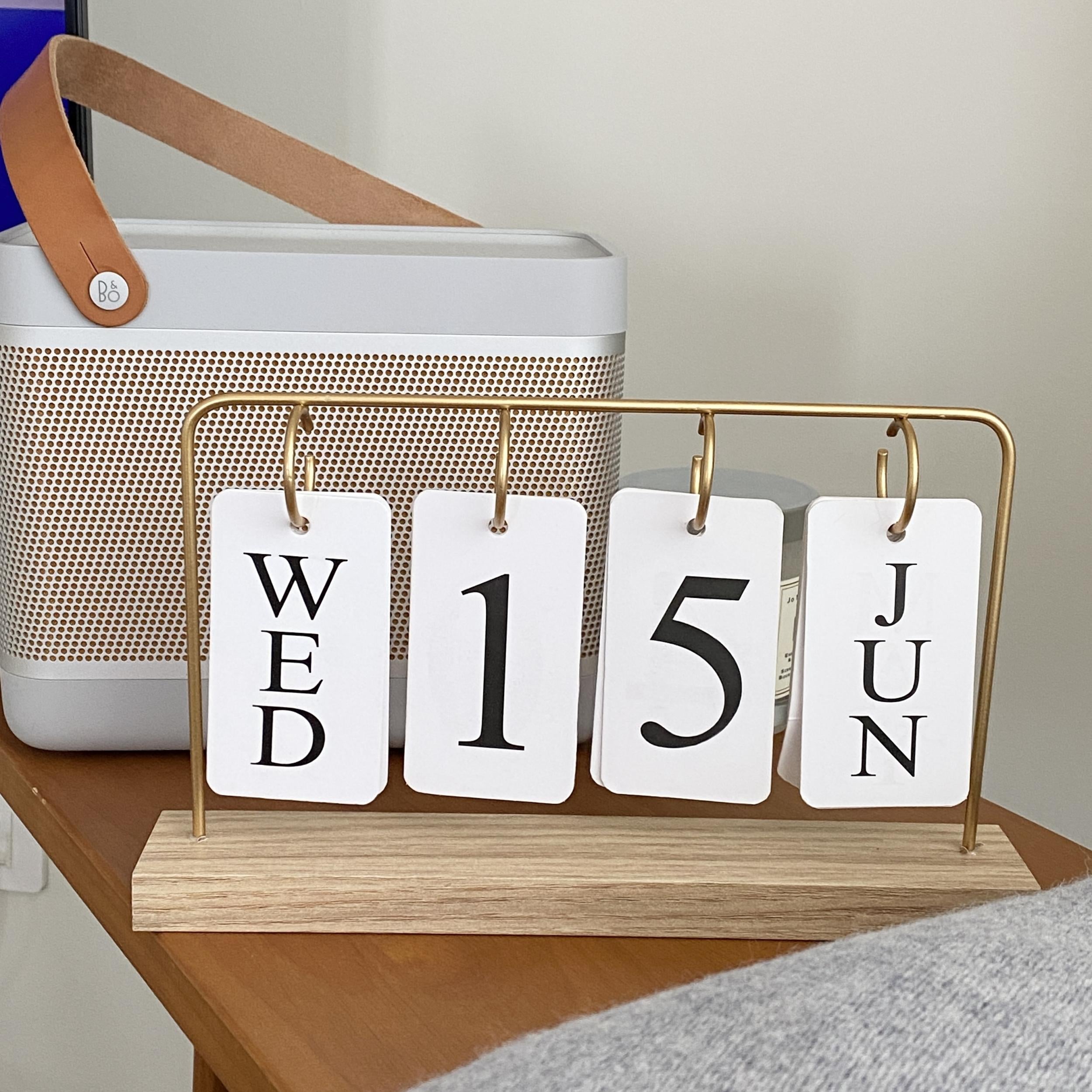 Creative DIY Desktop Calendar Office Decoration Holiday Calendar