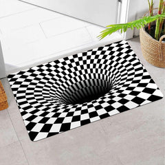3D Geometric Optical Front Door Floor Mat