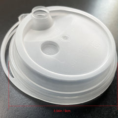1000pcs Leak Proof Milk Tea Cup Lids 3 54in for Juice Drink Packaging