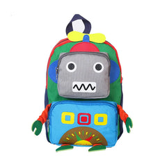 Cartoon Robot Kids Backpack Orthopedic School Bag