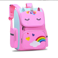 Girl Unicorn Schoolbags Lager Capacity Cartoon School Backpack