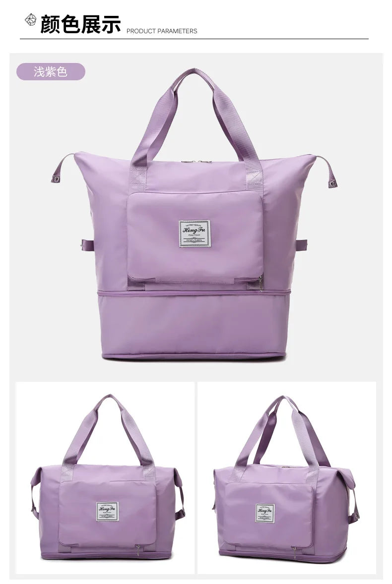 Large Capacity Fitness Luggage Sports Bag for Women
