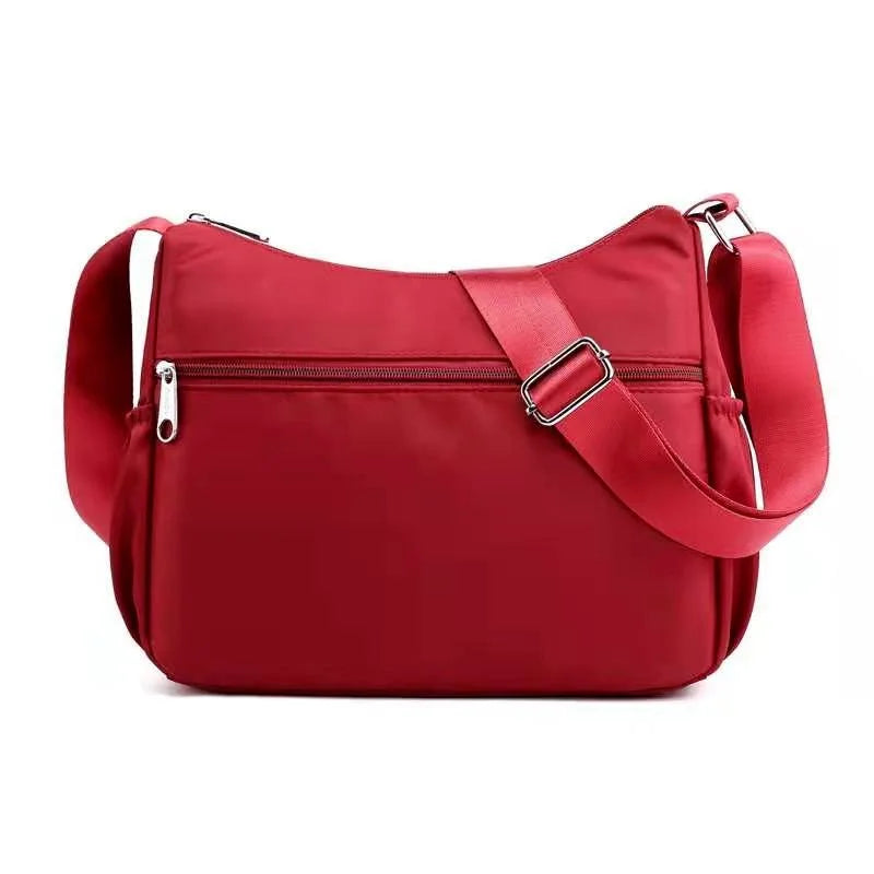 Large Capacity Women Message Bag Nylon Waterproof Crossbody Sling Bag