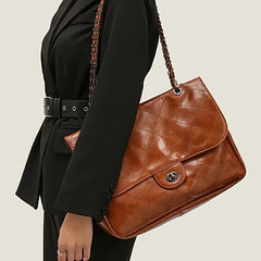 Women's PU Leather Tote Bag Handbag