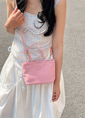 Mini Texture Nylon Waterproof Portable Basket Bag