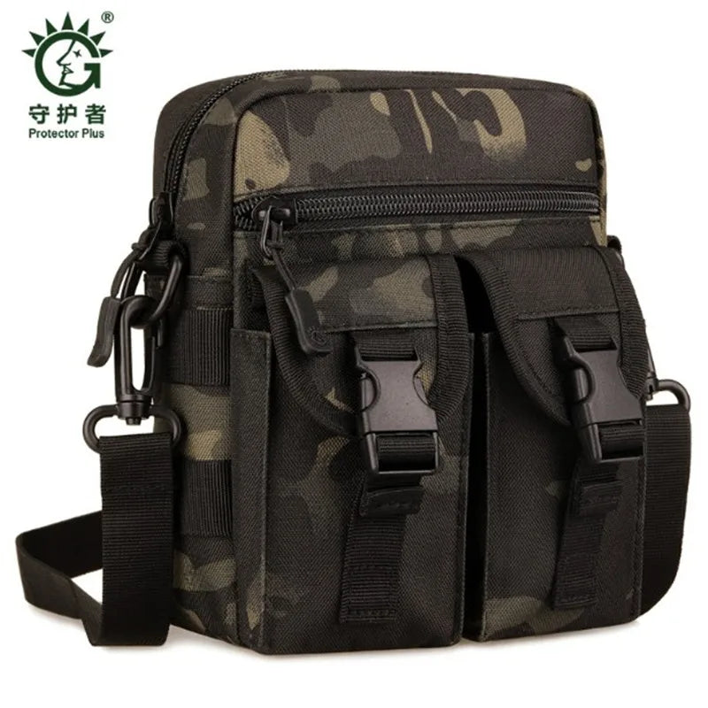 600D Nylon Crossbody Shoulder Bag MOLLE Range Tactical Bag