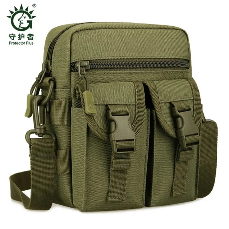 600D Nylon Crossbody Shoulder Bag MOLLE Range Tactical Bag