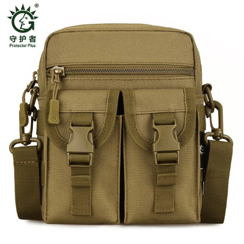 600D Nylon Crossbody Shoulder Bag MOLLE Range Tactical Bag