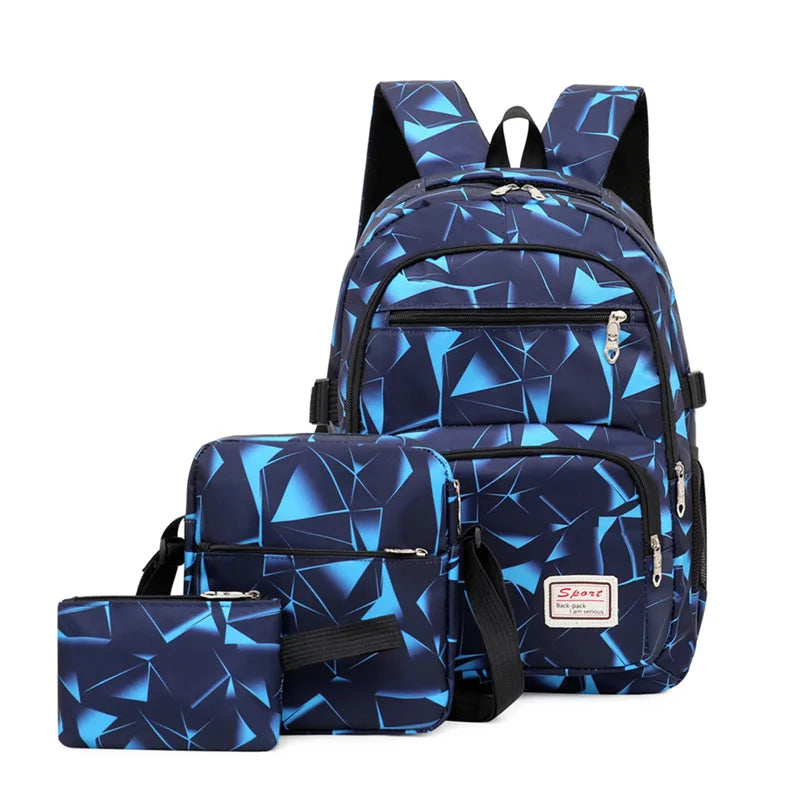 Kids Starry Sky School Bag Set 3pcs/ Backpacks