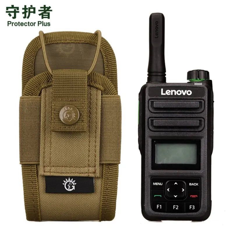 Tactical Walkie-Talkie Bag Molle Waist Belt Camouflage Phone Pouch