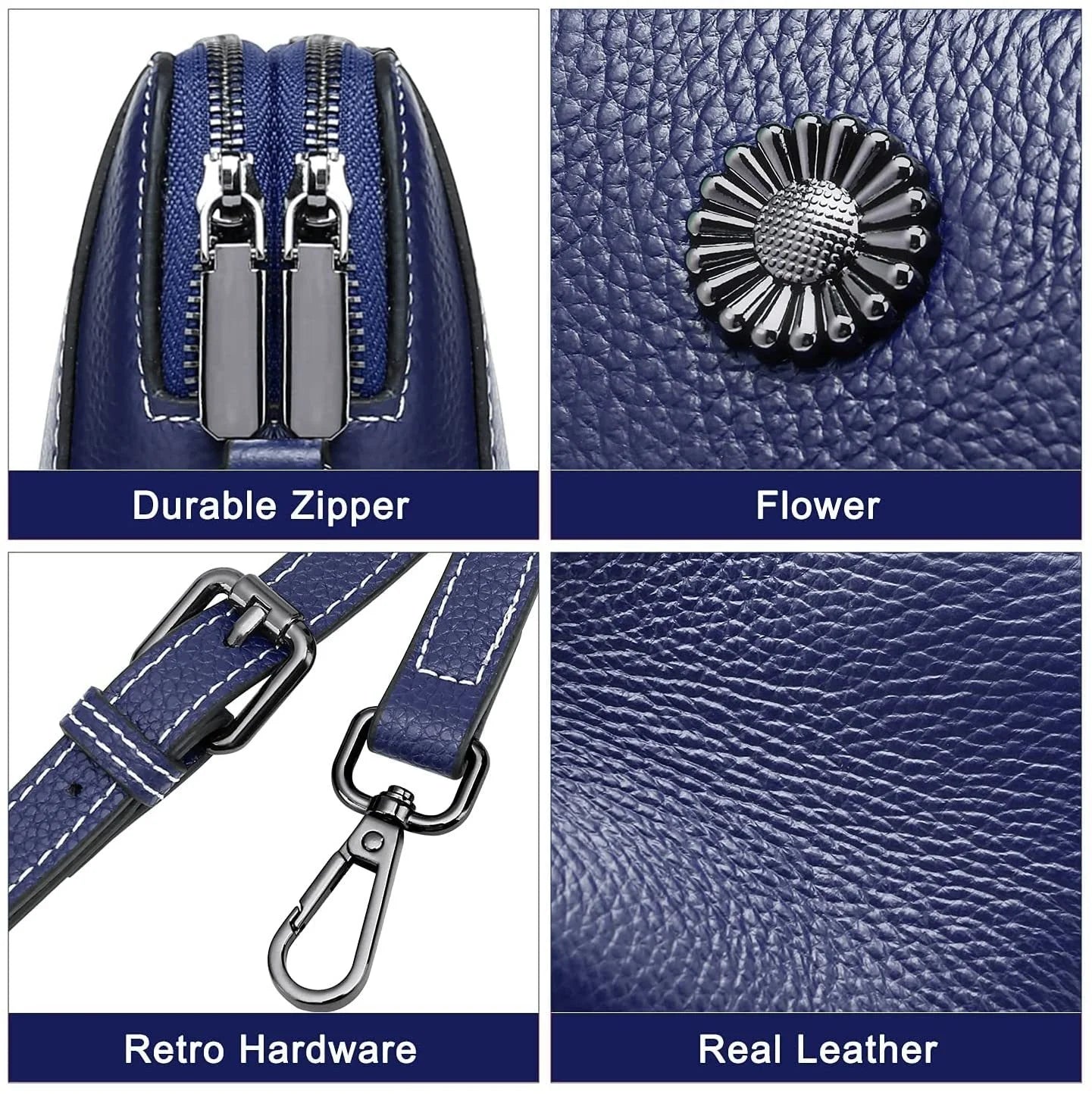 Layer Cow Leather Mobile Bag Women's Cross Body Small Bag