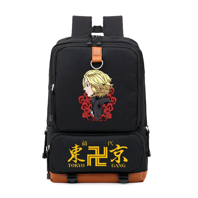 Tokyo Revengers Backpack Kids Boys Girls School Pattern Laptop Bag