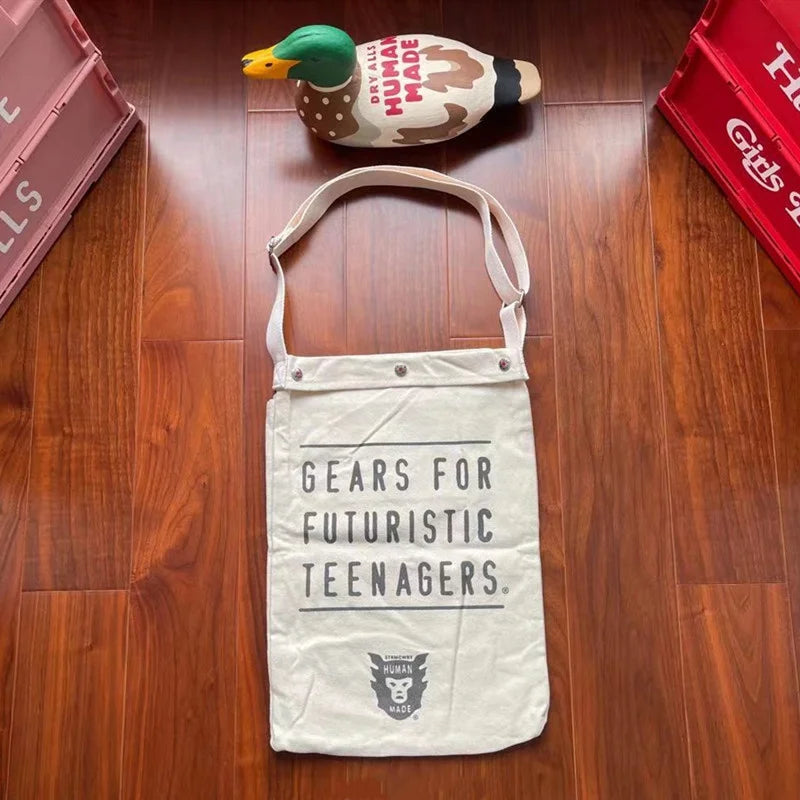 Vintage Heart Canvas Travel Bag