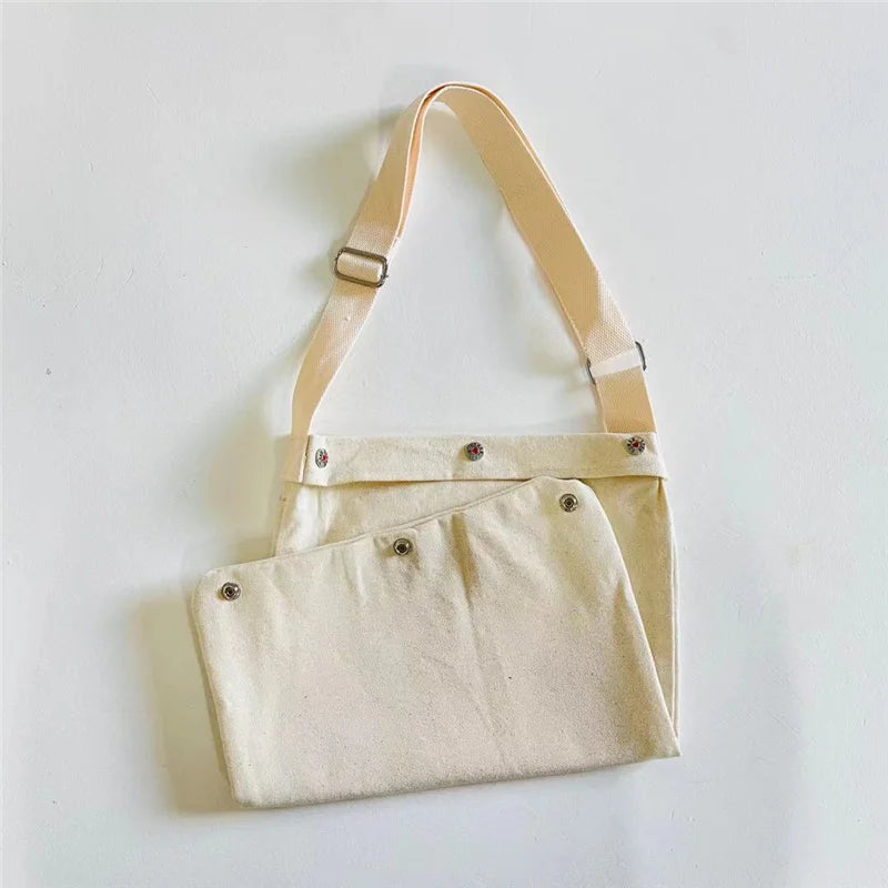 Vintage Heart Canvas Travel Bag
