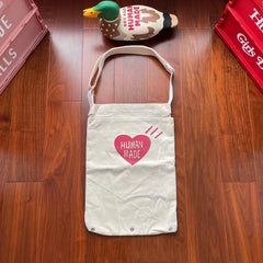 Vintage Heart Canvas Travel Bag