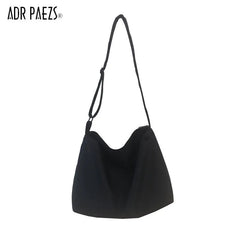 Unisex Nylon Shoulder Bag, Large Capacity Crossbody Wallet for Men and Women