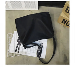 Unisex Nylon Shoulder Bag, Large Capacity Crossbody Wallet for Men and Women