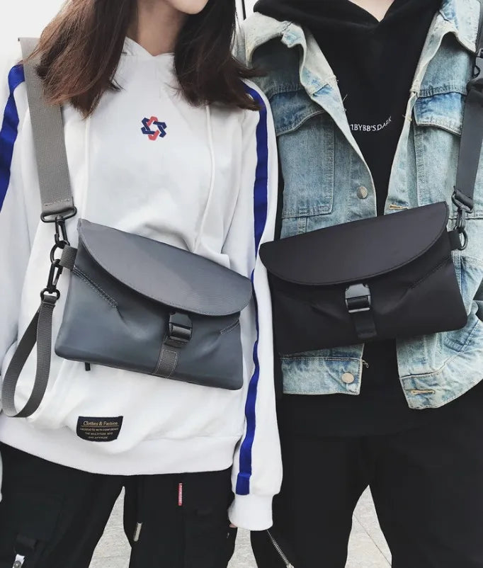 Versatile Hip Hop Messenger Bag Multicolor Outdoor Backpack