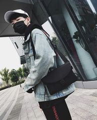 Versatile Hip Hop Messenger Bag Multicolor Outdoor Backpack