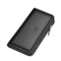Men's Leather Clutch Wallet, Billeteras para Hombre