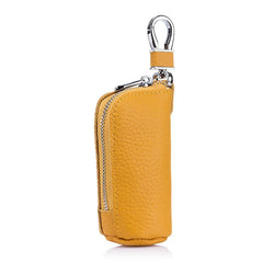 Soft Leather Multifunctional Change Bag Key Bag Zipper Household Key Bag