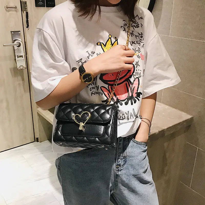 Women Mini Bag Ins Fire Shoulder Messenger Small Chain Bag
