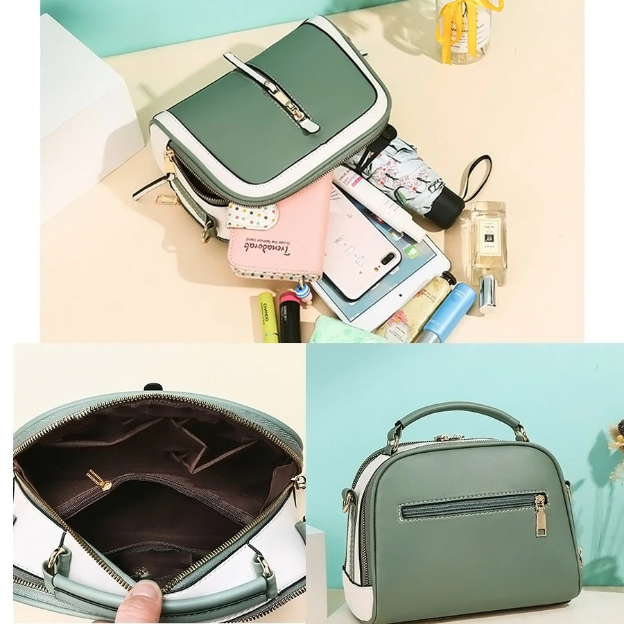 Women Bag Small Square Shoulder Bag Chain Portable Diagonal Bag