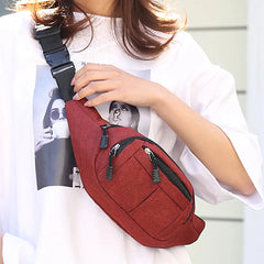 Women Men Hip Bag Waist Packs Banana Waist Bags