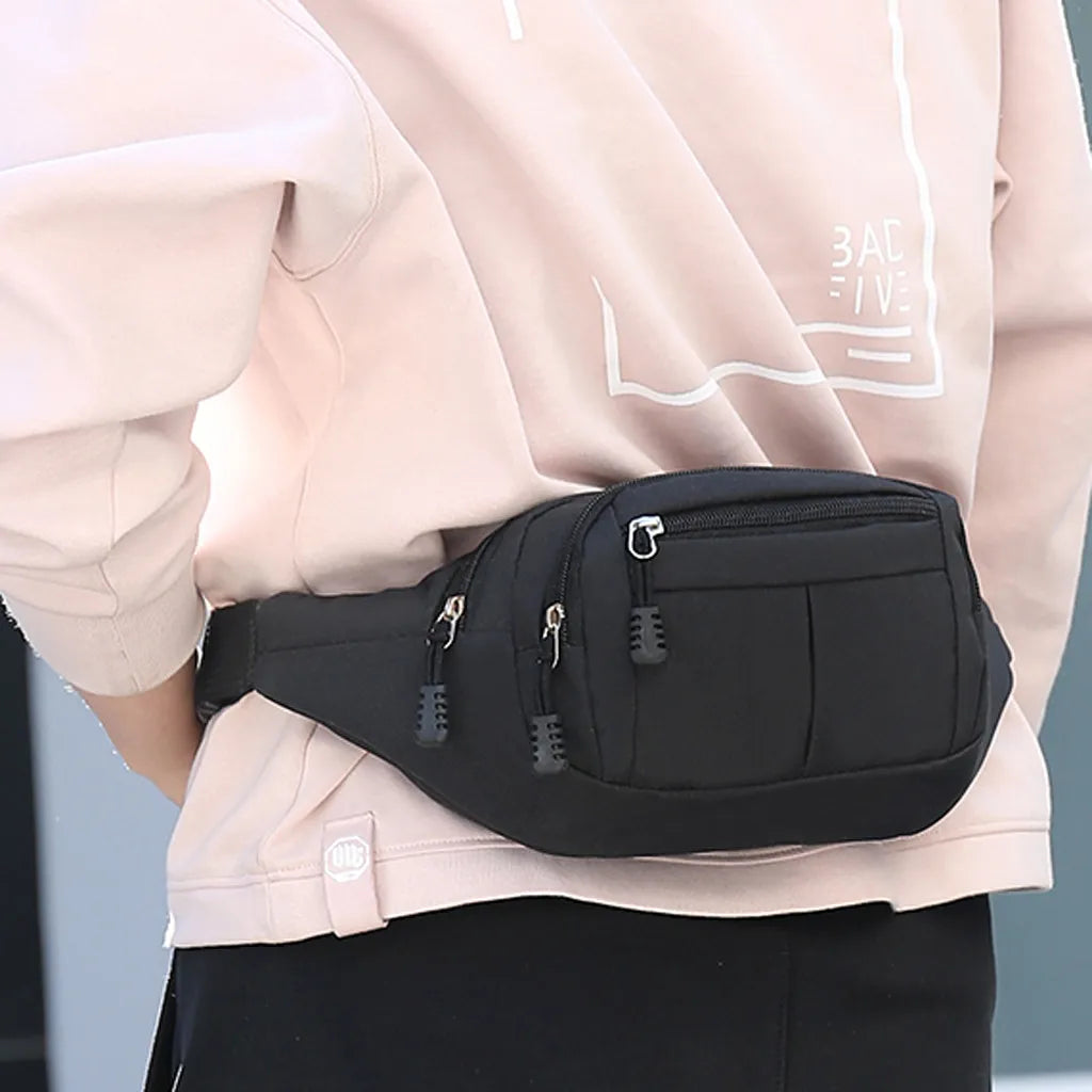 Women Men Hip Bag Waist Packs Banana Waist Bags