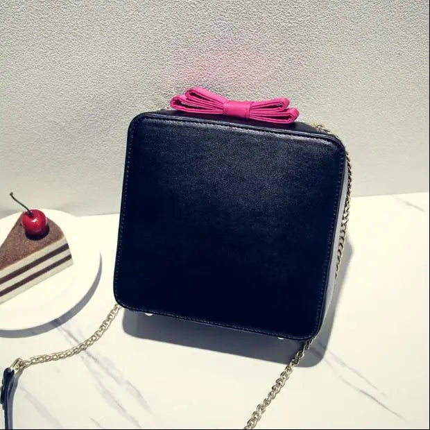 Women Panelled Patchwork Piano Keys Crossbody Bag