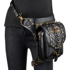 Steampunk Retro Motorcycle Chain Shoulder Messenger Bag