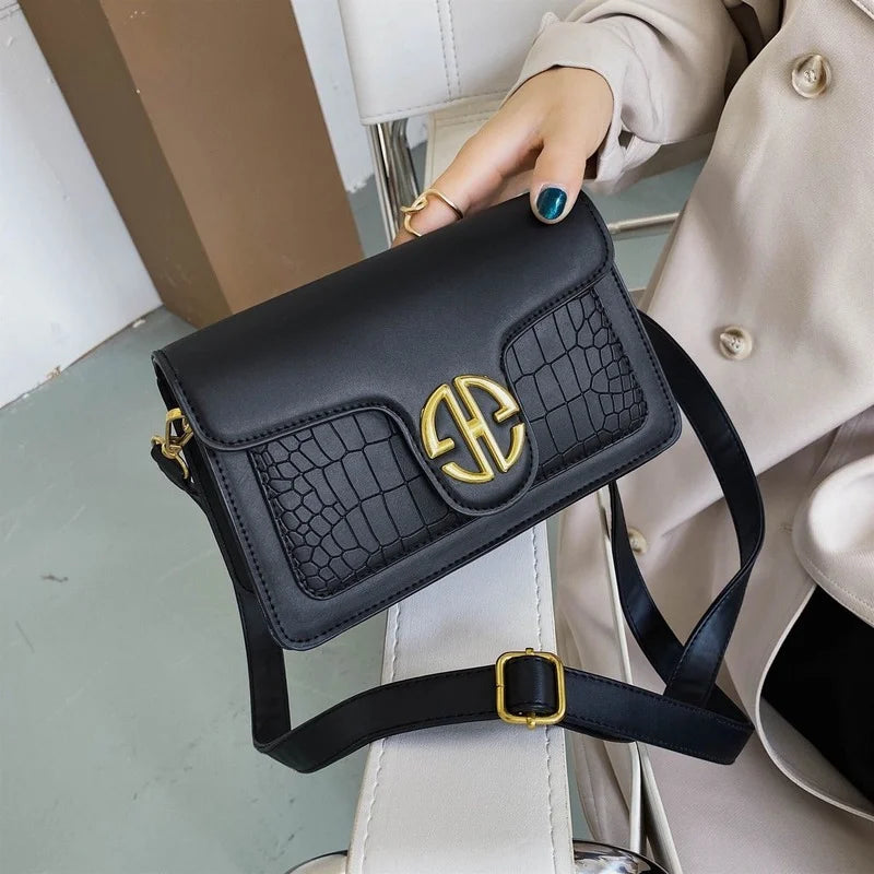Women's Small Shoulder Bag - Yellow Square Crossbody Bag