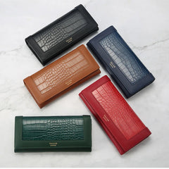 Crocodile Pattern Women's Wallet Clutch Purse