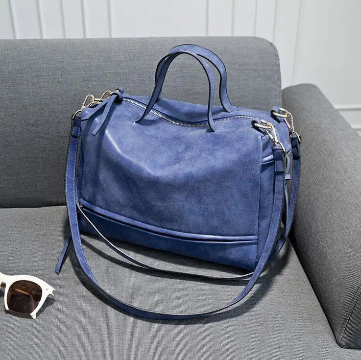 Vintage Women Frosted Messenger Bag