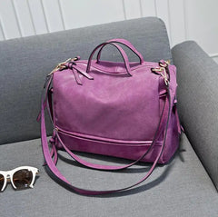 Vintage Women Frosted Messenger Bag