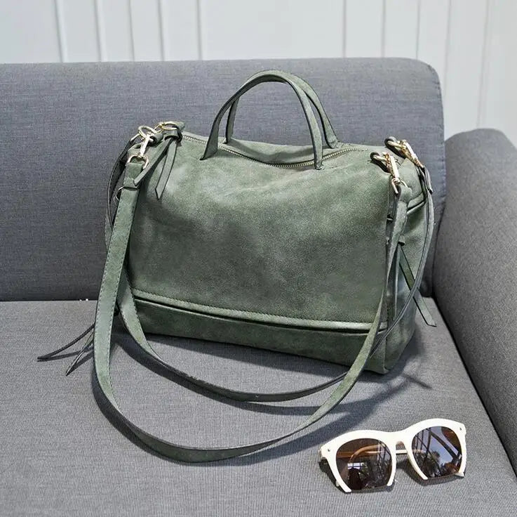 Vintage Women Frosted Messenger Bag