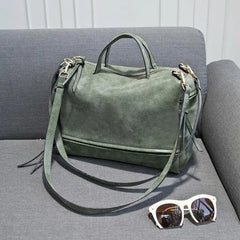 Vintage Women Frosted Messenger Bag